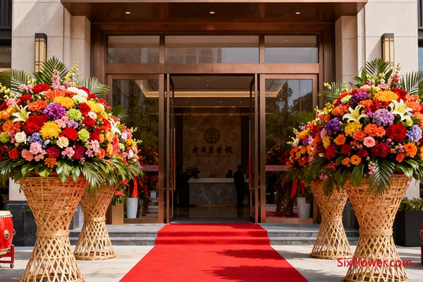 普通开业的花篮