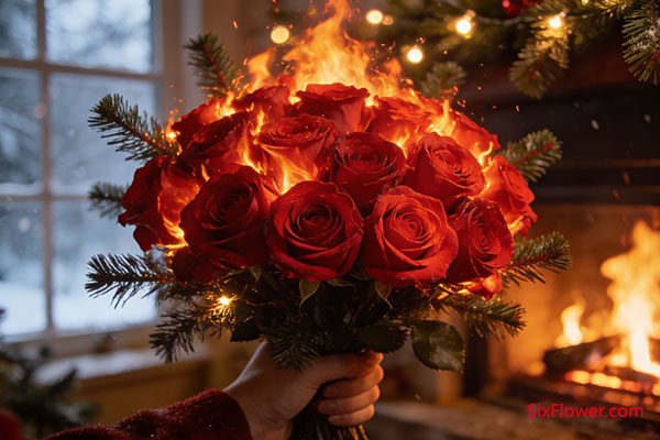 炽热之红 — 点亮冬夜的爱与暖