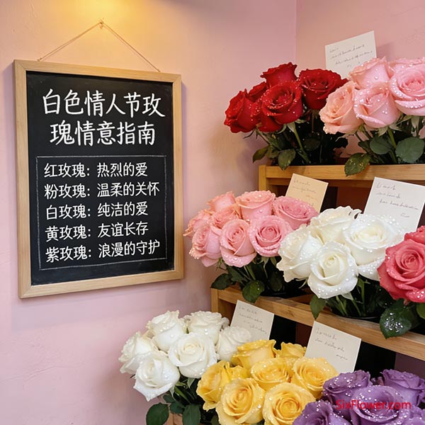 314 白色情人节送什么颜色的白色玫瑰花