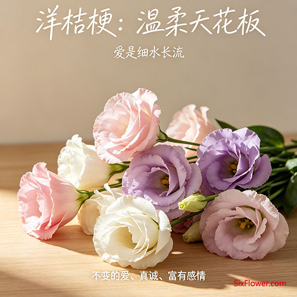 洋桔梗｜平和天花板，爱是细水长流