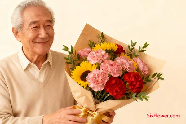 康乃馨向日葵