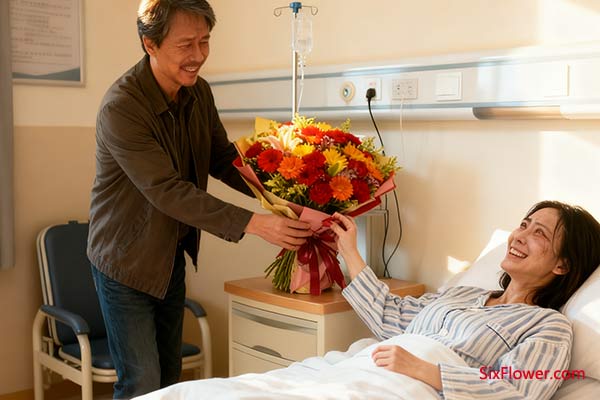 生机勃勃的鲜花