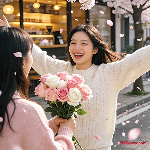 情人节闺蜜之间可以送花吗