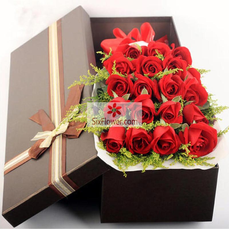 20朵红玫瑰礼盒，幸福的源泉