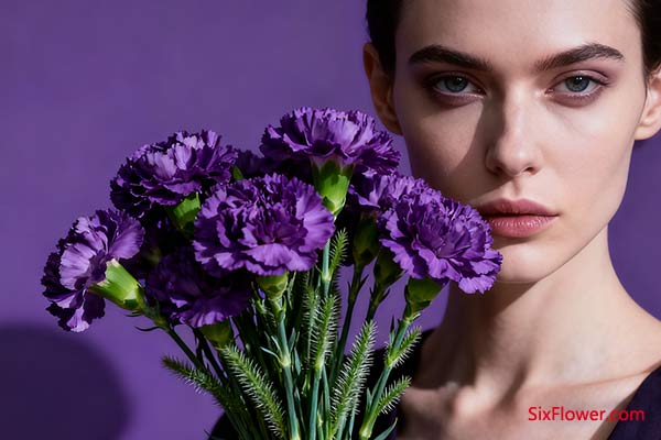 紫色康乃馨:优雅的个性