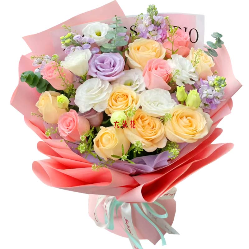 13朵玫瑰2支紫罗兰,万物皆是你