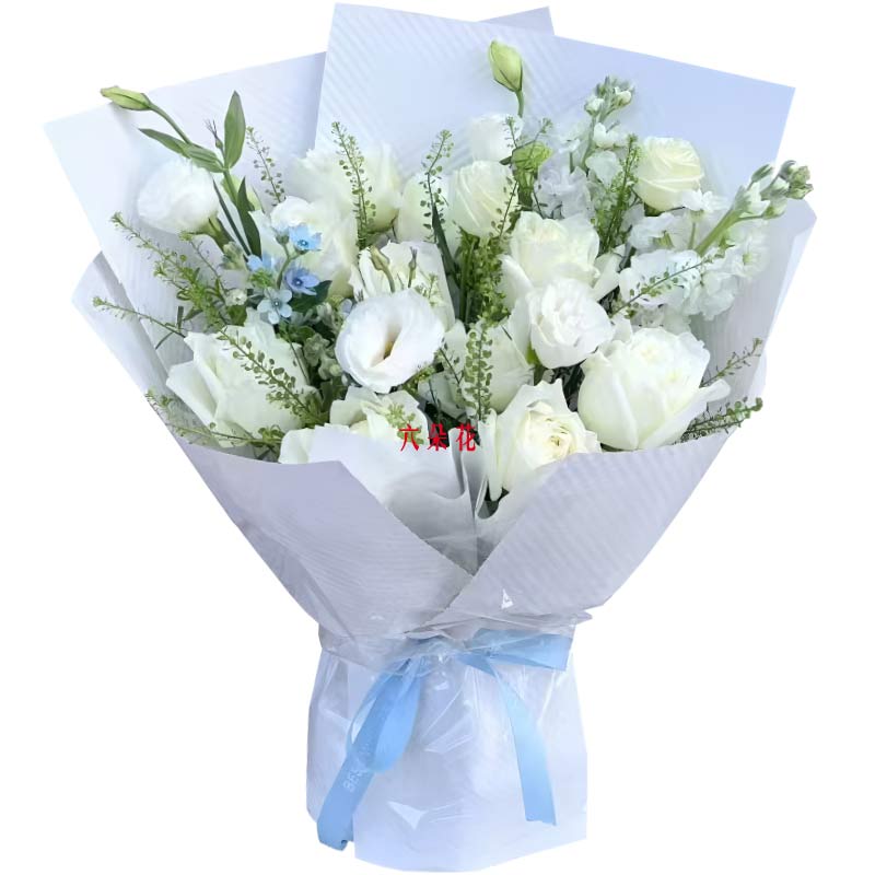11朵白玫瑰2支紫罗兰,爱情坚如磐石