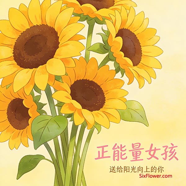 向日葵&mdash;&mdash;送给阳光向上的&ldquo;正能量女孩&rdquo;