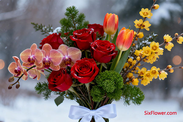 送花给爱人,重在表达恒久爱意