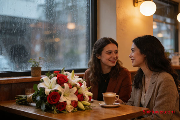 女性朋友之间最常送哪种花束?