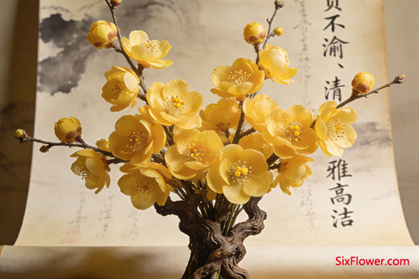 蜡梅花束——文艺国风之选