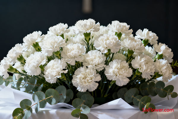 意图明确:对景送花,泾渭分明