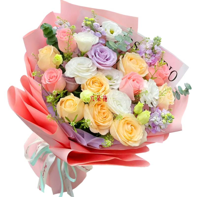 13朵玫瑰2支紫罗兰,万物皆是你