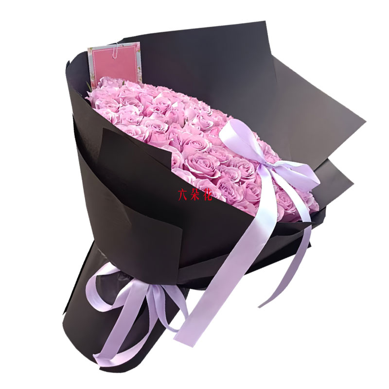 33朵紫玫瑰,彼此互相辉映