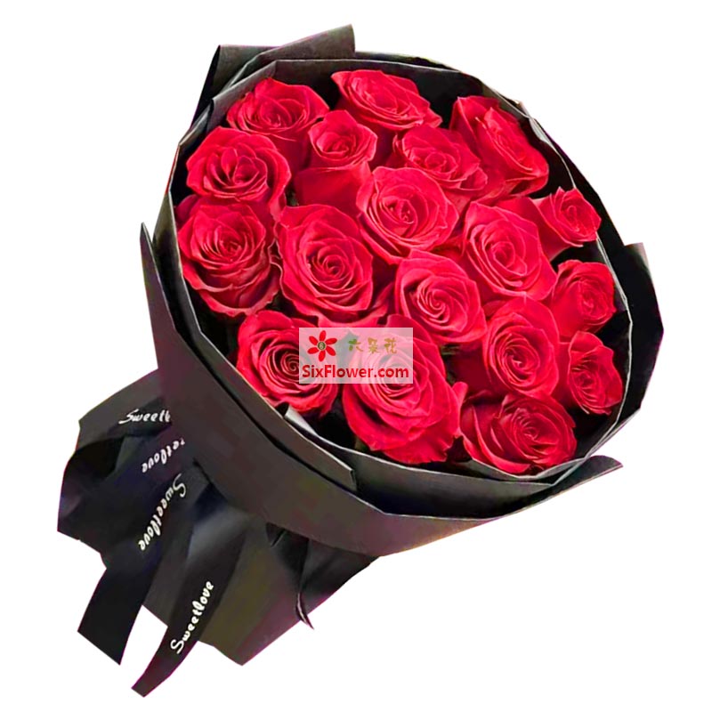 19朵红玫瑰，最甜蜜的爱人