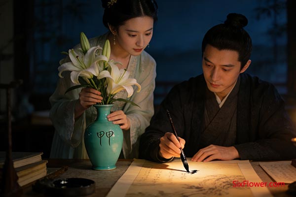 中国的情人节送花则更注重私密空间的共鸣