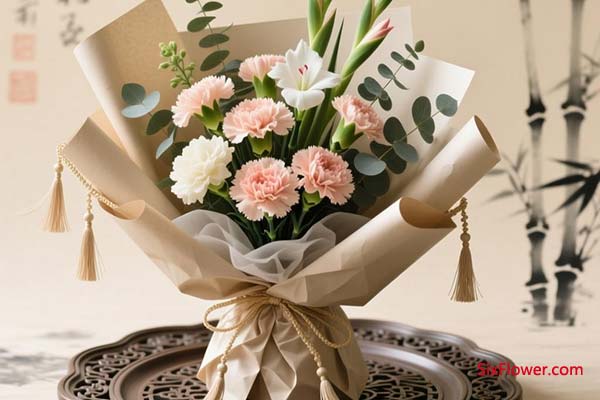 中国传统花艺则融合了儒家